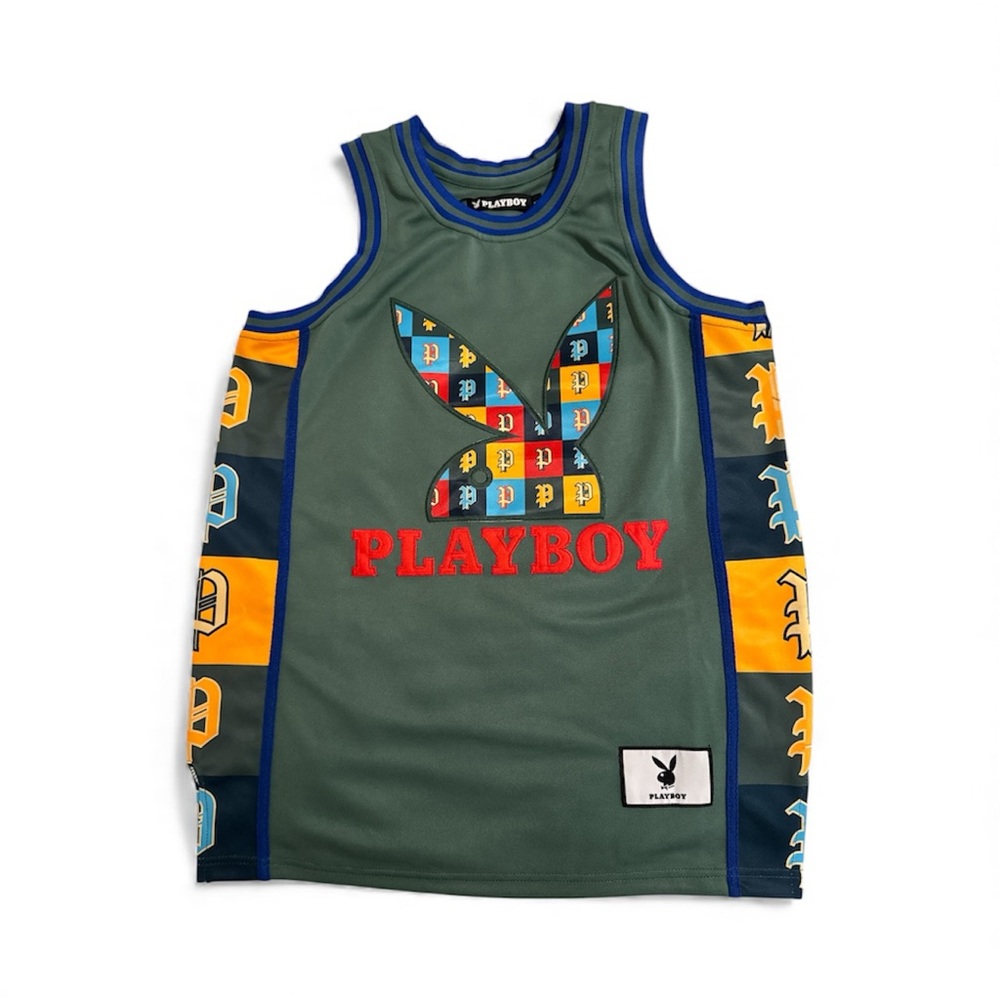 PLAYBOY unisex Multicolor Graphic Jersey size small